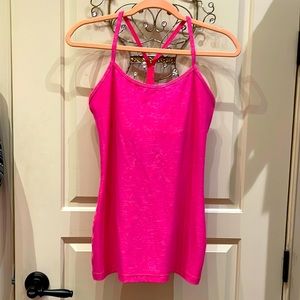 Medium Hot Pink Workout racer back LuLu shirt